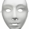 Weiße Gesichts Maske -Classic Horror Speichern weisse roboter maske weisse gesichtsmaske preiswerte gesichtsmaske fuer fasching 23806