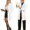 Weißer Unisex Arzt Kittel