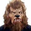 Braune Werwolf Maske Mit Kunstfell