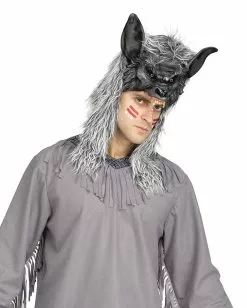 Wolfs Krieger Kostüm Für Herren -Classic Horror Speichern wolfs krieger herrenkostuem karnevalkostuem faschings kostuem fuer maenner wolf warrior costume 25808 3