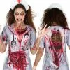 Zombie Krankenschwester T-Shirt -Classic Horror Speichern zombie nurse tshirt irre krankenschwester kostuem blutige arzthelferin verkleidung fuer halloween 28697