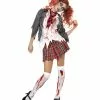 Zombie Schoolgirl Kostüm -Classic Horror Speichern zombie schulmaedchen kostuem high school halloween verkleidung schuluniform horror kostuem 20981