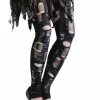 Fetzen Zombie Leggings -Classic Horror Speichern zombie fetzen leggings zombie leggings fetzen leggings fetzen leggings zombie fetzen leggings zombie beinkleid zombie struempfe 21215