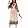 Psycho Lazarettschwester Kostüm -Classic Horror Speichern zombie lazarett krankenschwester kostuem blutige krankenschwester kostuem bloody nurse costume 24909 01